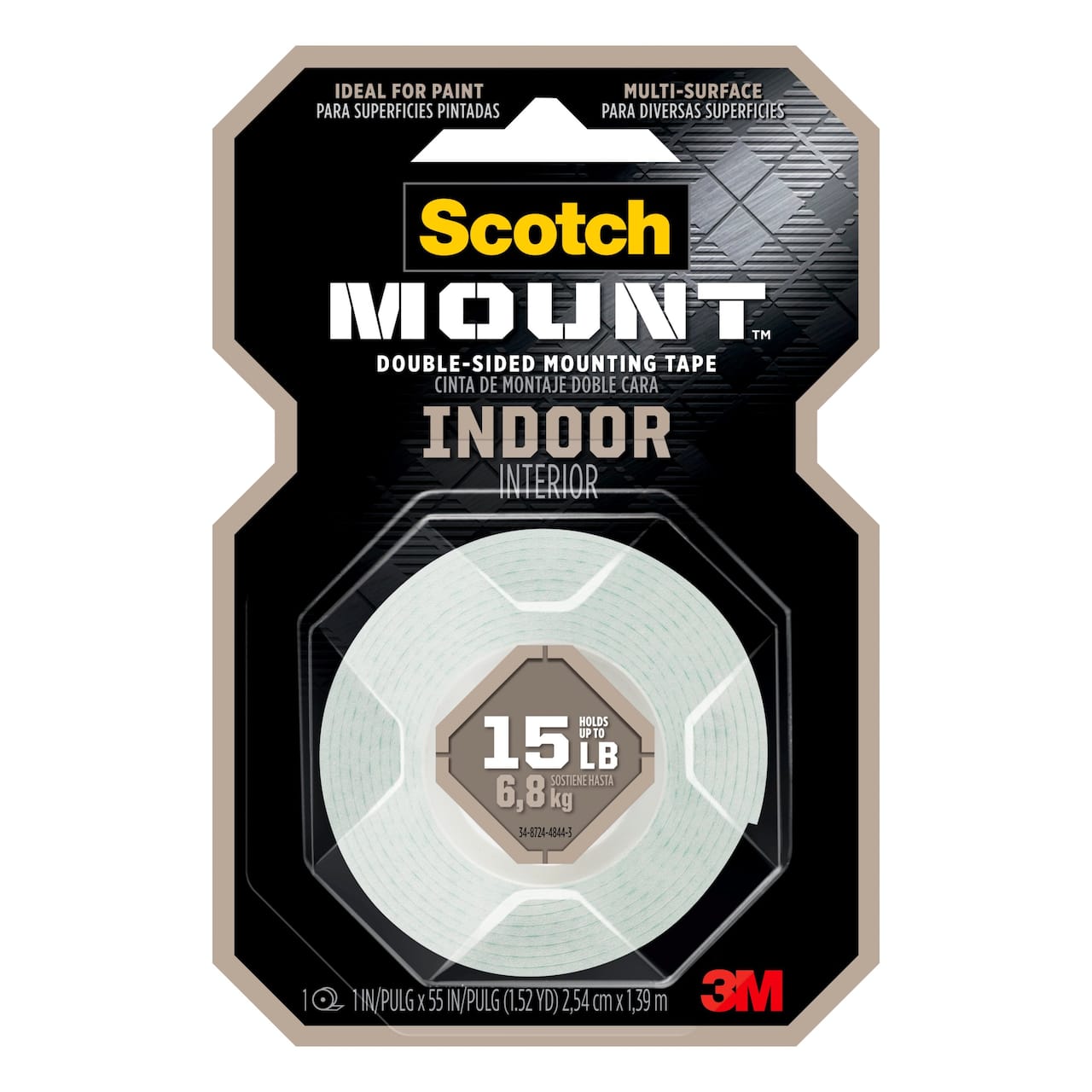 Scotch&#xAE; Mount&#x2122; Indoor Double-Sided Mounting Tape